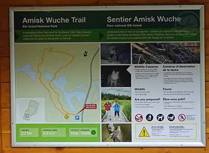 Amisk Wuche Trail Map